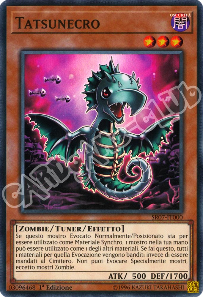 SR07-IT000 Tatsunecro super rara 1a Edizione (IT) -NEAR MINT-