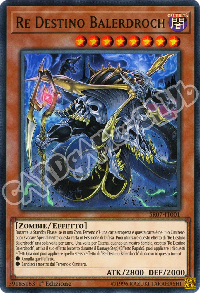 SR07-IT001 Re Destino Balerdroch ultra rara 1a Edizione (IT) -NEAR MINT-