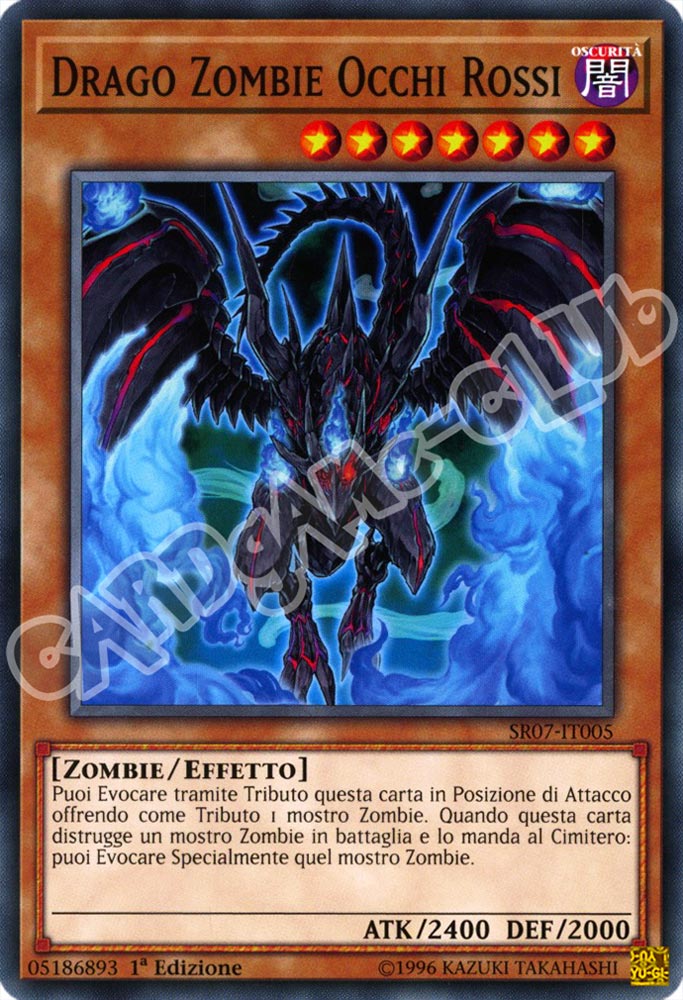 SR07-IT005 Drago Zombie Occhi Rossi comune 1a Edizione (IT) -NEAR MINT-