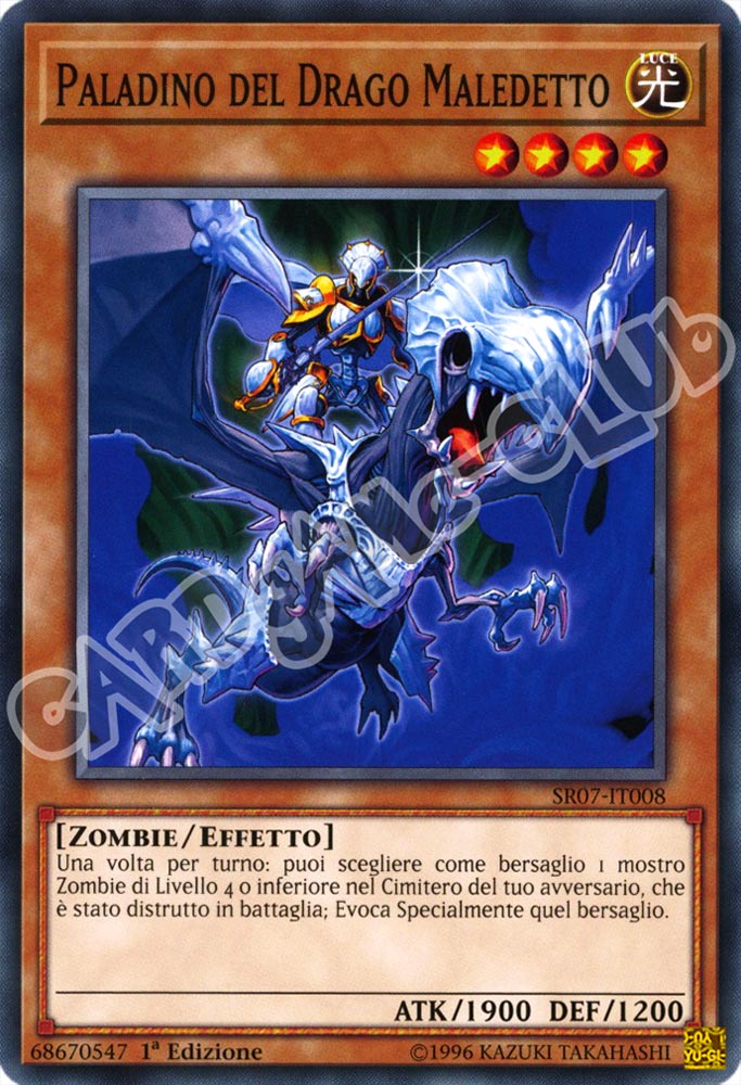 SR07-IT008 Paladino del Drago Maledetto comune 1a Edizione (IT) -NEAR MINT-