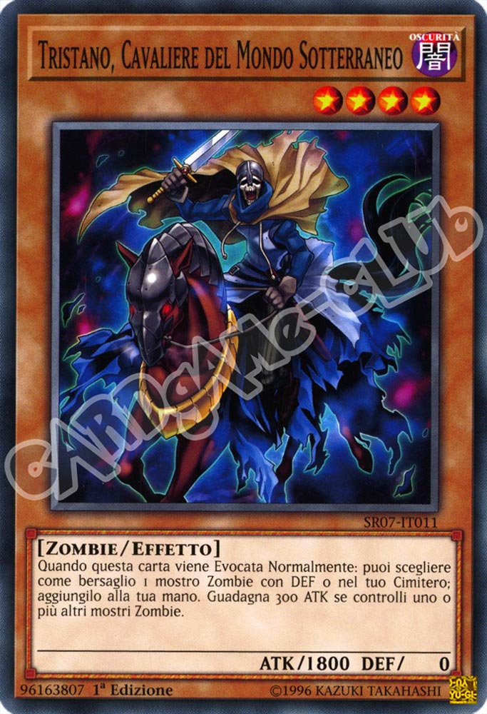 SR07-IT011 Tristano, Cavaliere del Mondo Sotterraneo comune 1a Edizione (IT) -NEAR MINT-