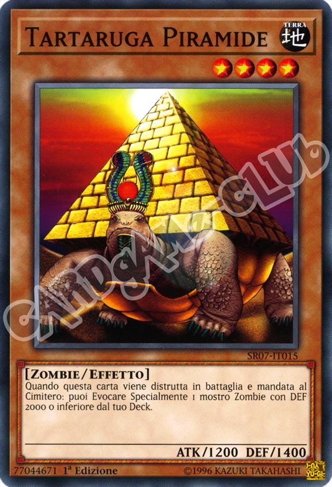 SR07-IT015 Tartaruga Piramide comune 1a Edizione (IT) -NEAR MINT-