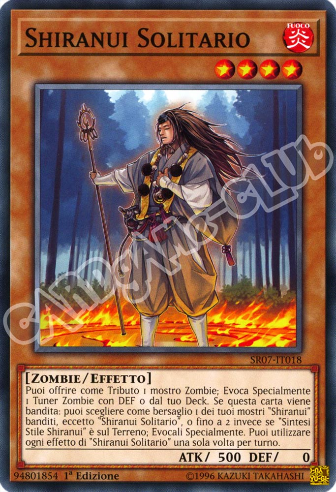 SR07-IT018 Shiranui Solitario comune 1a Edizione (IT) -NEAR MINT-