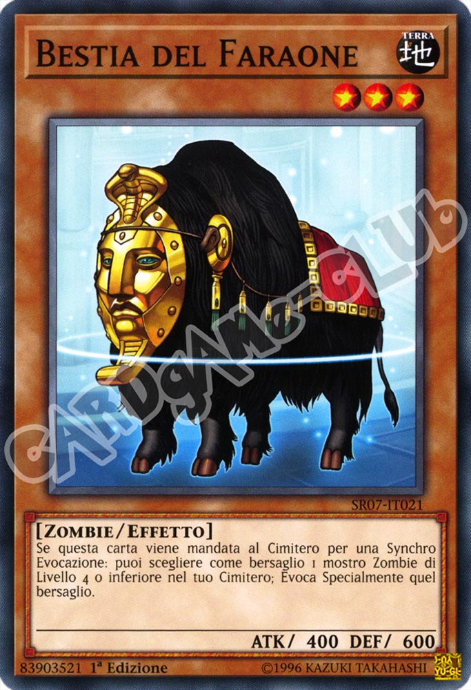 SR07-IT021 Bestia del Faraone comune 1a Edizione (IT) -NEAR MINT-
