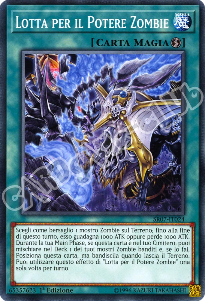 SR07-IT024 Lotta per il Potere Zombie comune 1a Edizione (IT) -NEAR MINT-