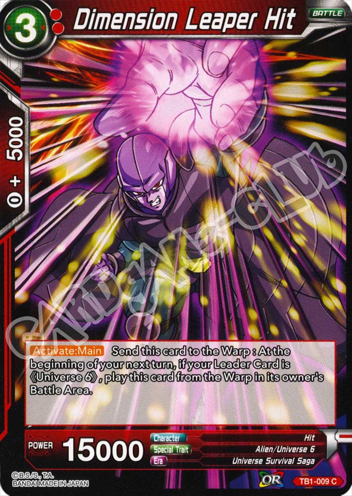 BT1-009 Dimension Leaper Hit comune normale (EN) -NEAR MINT-