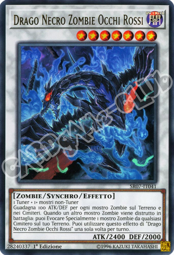 SR07-IT041 Drago Necro Zombie Occhi Rossi ultra rara 1a Edizione (IT) -NEAR MINT-