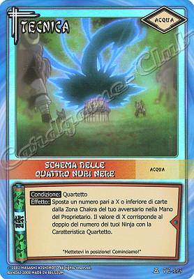 TE-225 Schema delle quattro nubi nere rara foil -NEAR MINT-