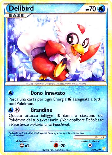 039 / 123 Delibird non comune (IT) -NEAR MINT-