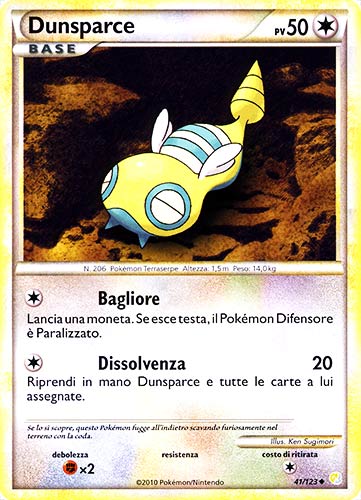 041 / 123 Dunsparce non comune (IT) -NEAR MINT-