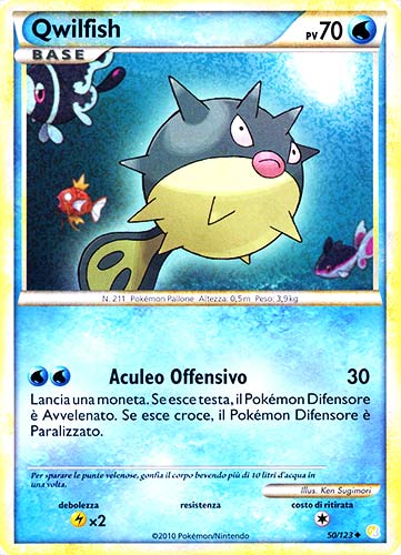 050 / 123 Qwilfish non comune (IT) -NEAR MINT-