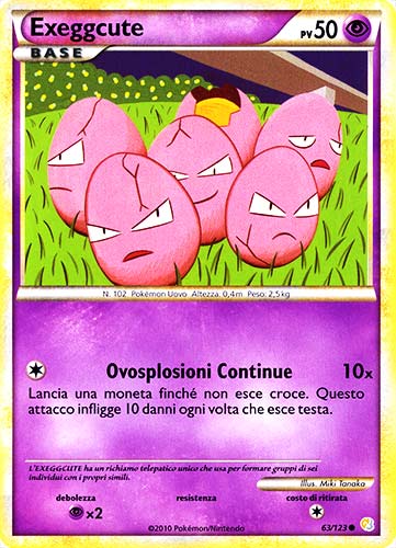 063 / 123 Exeggcute comune (IT) -NEAR MINT-