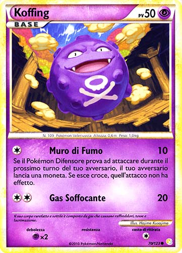 070 / 123 Koffing comune (IT) -NEAR MINT-