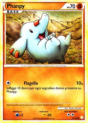 077 / 123 Phanpy comune (IT) -NEAR MINT-