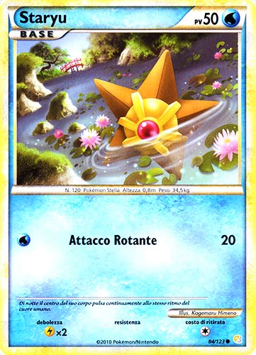 084 / 123 Staryu comune (IT) -NEAR MINT-