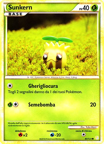 085 / 123 Sunkern comune (IT) -NEAR MINT-