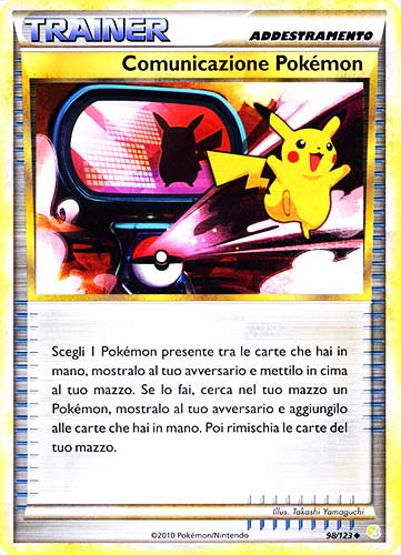 098 / 123 Comunicazione Pokemon non comune (IT) -NEAR MINT-
