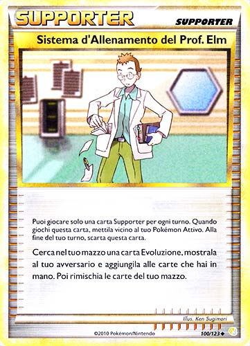 100 / 123 Sistema d'Allenamento del Prof. Elm non comune (IT) -NEAR MINT-