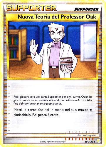 101 / 123 Nuova Teoria del Professor Oak non comune (IT)  -PLAYED-