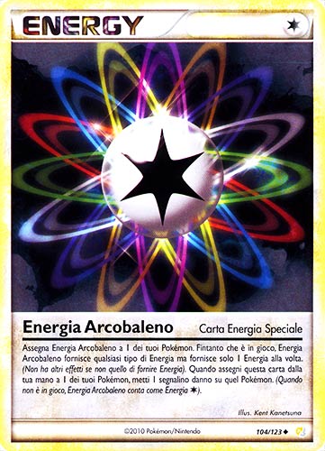 104 / 123 Energia Arcobaleno non comune (IT) -NEAR MINT-