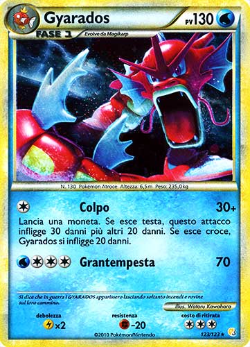 123 / 123 Gyrados rara foil (IT) -NEAR MINT-