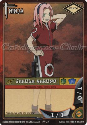 NI03 Sakura Haruno rara foil -NEAR MINT-