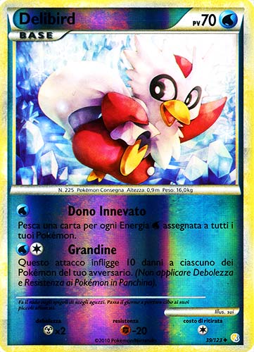 039 / 123 Delibird non comune foil reverse (IT) -NEAR MINT-
