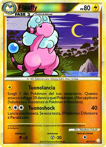 042 / 123 Flaaffy non comune foil reverse (IT) -NEAR MINT-