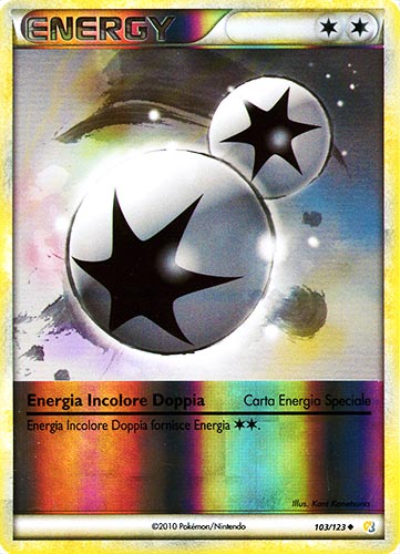 103 / 123 Energia Incolore Doppia non comune foil reverse (IT) -NEAR MINT-