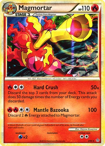 02 / 95 Magmortar rara foil (EN) -NEAR MINT-