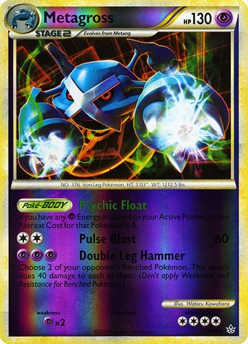 04 / 95 Metagross rara foil reverse (EN) -NEAR MINT-