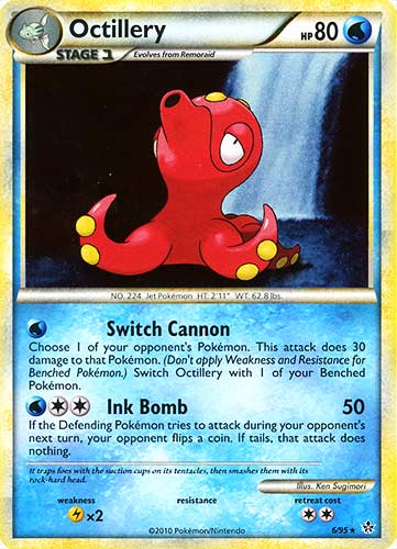 06 / 95 Octillery rara foil (EN) -NEAR MINT-