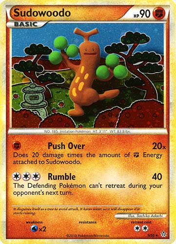 09 / 95 Sudowoodo rara foil (EN) -NEAR MINT-