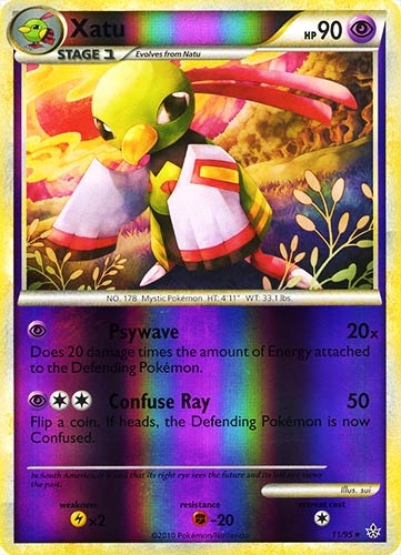 11 / 95 Xatu rara foil reverse (EN) -NEAR MINT-