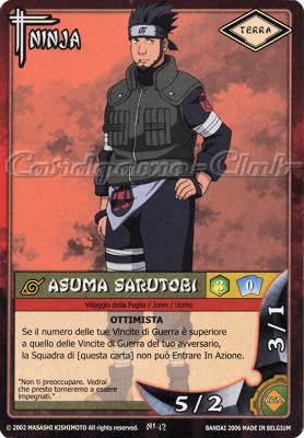 NI12 Asuma Sarutobi non comune -NEAR MINT-