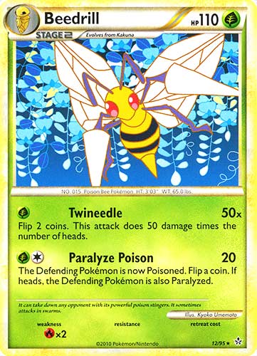 12 / 95 Beedrill rara (EN) -NEAR MINT-