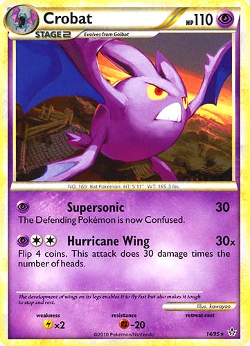 14 / 95 Crobat rara (EN) -NEAR MINT-