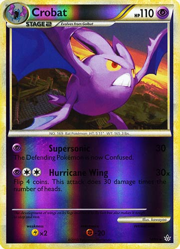14 / 95 Crobat rara foil reverse (EN) -NEAR MINT-