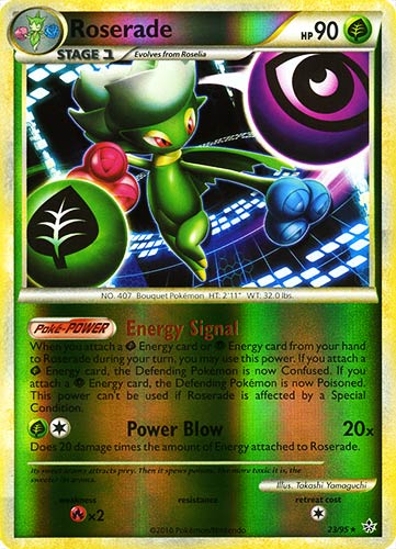 23 / 95 Roserade rara foil reverse (EN) -NEAR MINT-