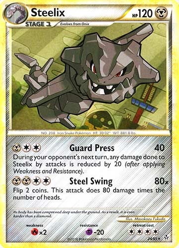 24 / 95 Steelix rara (EN) -NEAR MINT-