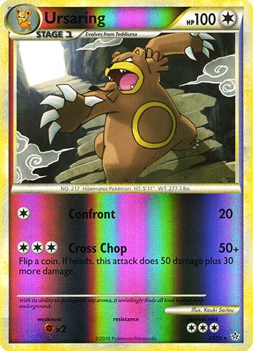 27 / 95 Ursaring rara foil reverse (EN) -NEAR MINT-