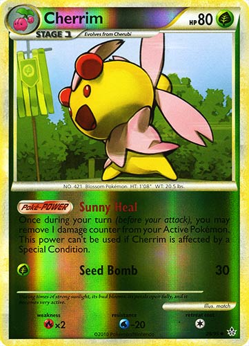 28 / 95 Cherrim non comune foil reverse (EN) -NEAR MINT-