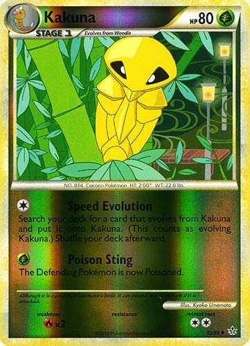 32 / 95 Kakuna non comune foil reverse (EN) -NEAR MINT-