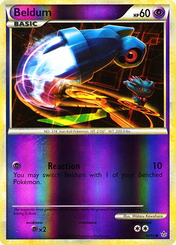 44 / 95 Beldum comune foil reverse (EN) -NEAR MINT-