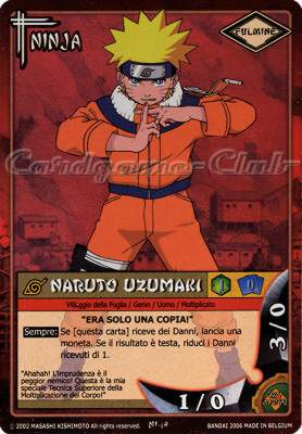 NI19 Naruto Uzumaki ultra rara foil -NEAR MINT-