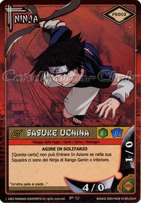 NI20 Sasuke Uchiha ultra rara foil -NEAR MINT-