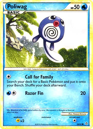 58 / 95 Poliwag comune (EN) -NEAR MINT-