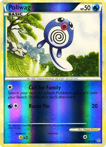 58 / 95 Poliwag comune foil reverse (EN) -NEAR MINT-