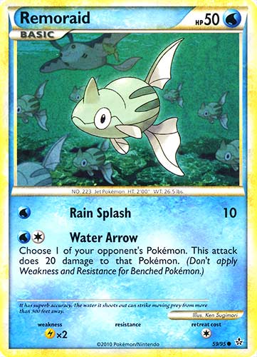 59 / 95 Remoraid comune (EN) -NEAR MINT-