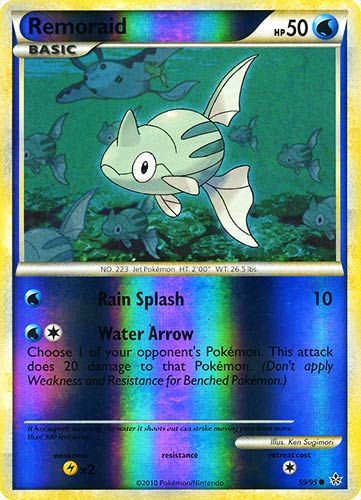 59 / 95 Remoraid comune foil reverse (EN) -NEAR MINT-
